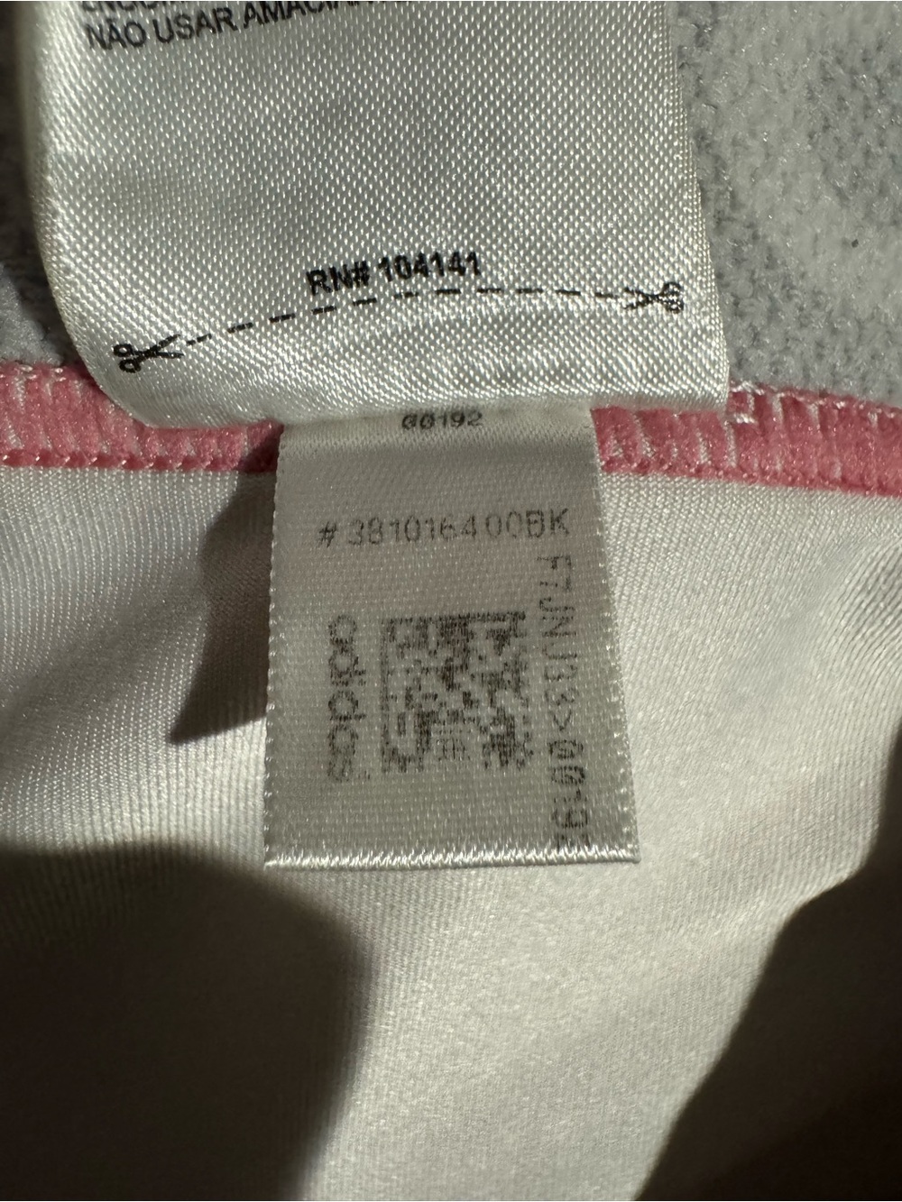 Adidas techfit padded compression shorts women’s size XL White Pink - Picture 8 of 9